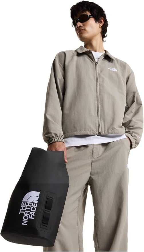 The North Face Base Camp Dry Bag - Roll-Top Waterproof Stuff Sack, Ideal for Camping Gear & Kayak Accessories, TNF Black/TNF White, 12 Liters | Roll-Top Waterproof Stuff Sack, Ideal for Camping Gear & Kayak Accessories - Image 3