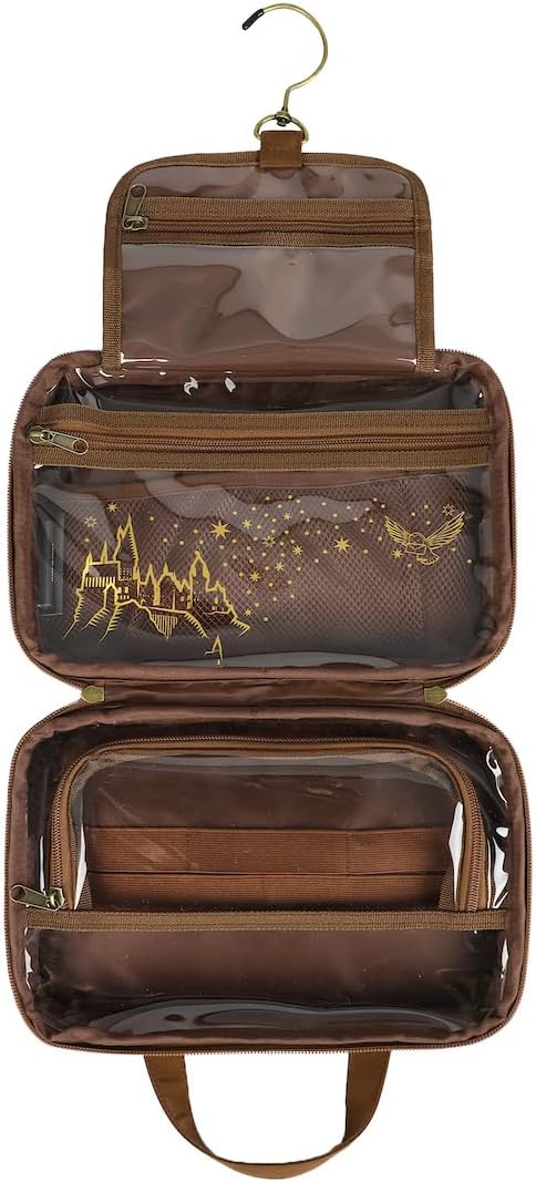 Bioworld Harry Potter Hogwarts Quilted Hanging Adult Toiletry Bag - Image 5