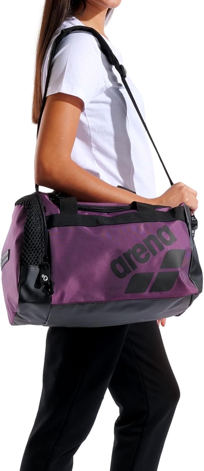 ARENA Sports Bag Swimming Bag Duffel Bag Shoulder Bag All Set Duffle 25 L, -200 Plum - Image 3
