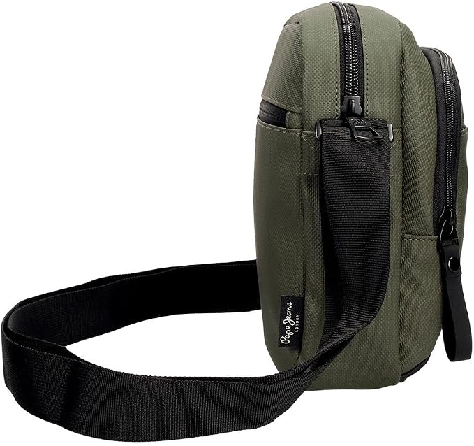 Pepe Jeans Dorking Waist Bag, Crossbody Bag with Multiple compartments, Polyester, by Joumma Bags., Khaki, One Size, Medium crossbody bag - Image 2