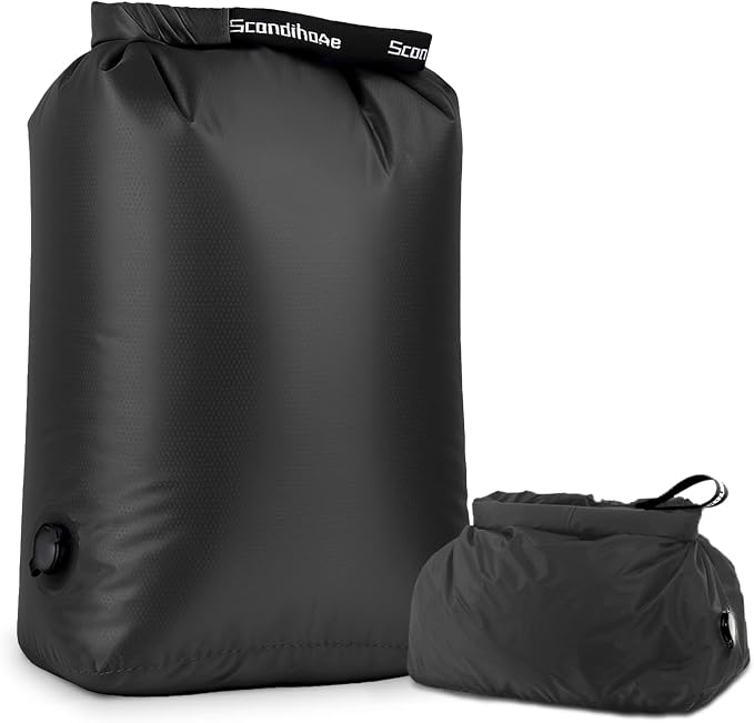 Travel Laundry Bag, Pump-free Vacuum Compression Dirty Clothes Bag, Large Reusable Waterproof & Washable Laundry Bag, Wet and Dry Bag, Ideal for Suitcases, Cruise Essentials (1 Pack) Black by EPEDAL24