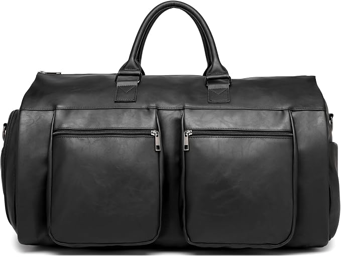 seyfocnia Convertible Travel Garment Bag,Carry on Garment Duffel Bag for Men Women - 2 in 1 Hanging Suitcase Suit Business Travel Bag by Seyfocnia