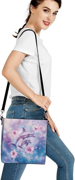 HUGS IDEA Boho Bags for Women Leather Handbag Shoulder Bucket Crossbody Purse - Image 4