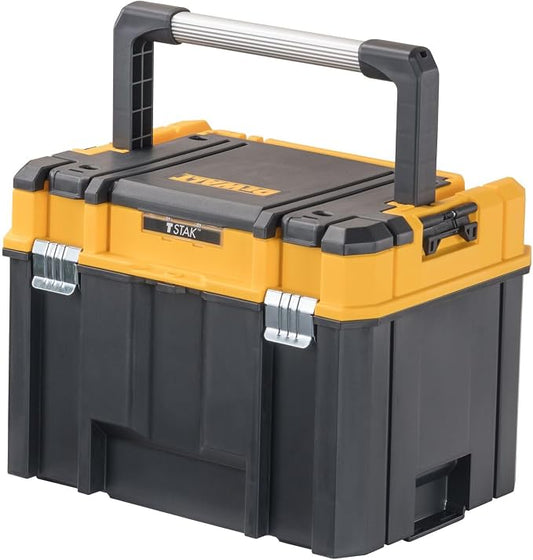 DEWALT TSTAK Tool Box, Deep, Long Handle, Extra Large Design, Fixed Divider for Tool Organization, Water and Debris Resistant (DWST17814) by Unknown