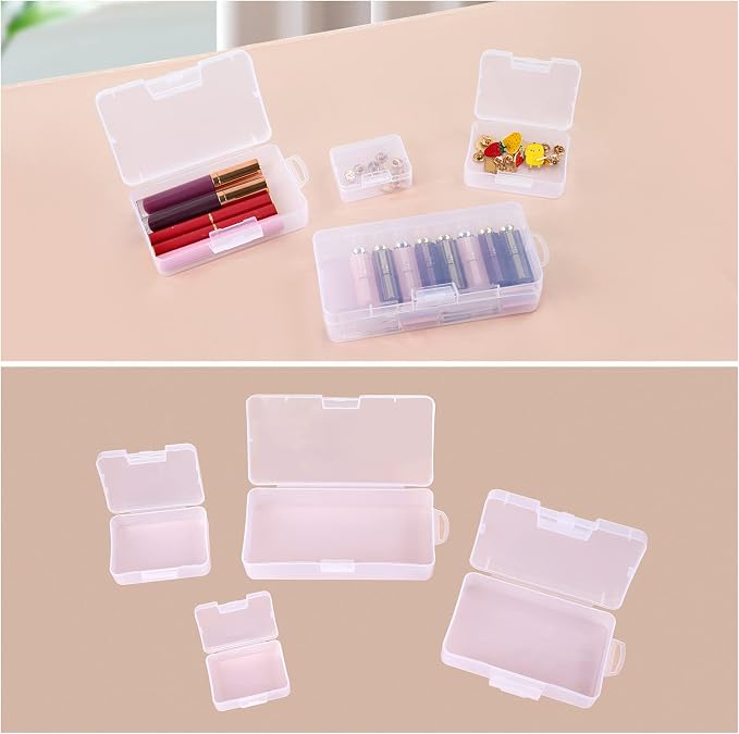 OCHEAL Makeup Organizer Case,Stackable Clear Makeup Organizer Holder, Multi-size Makeup Case Vanity Storage Holder Set for Makeup, Jewelry, toiletries,Makeup Artist Must Have - Image 5