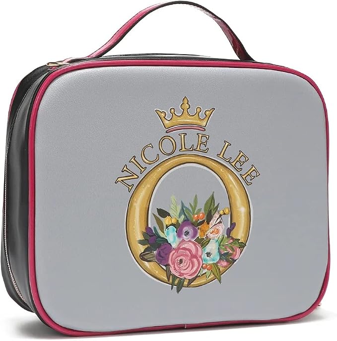 Nicole Lee Travel Handbag Crossbody Set with 3 Fashion Print Makeup Pouches, Women's Cosmetic Toiletry Organizer (Dreaming the City) - Image 3