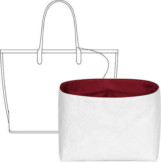 Lightweight Purse Organizer Compatible with Anjou Mini Bag | Handcrafted DuPont™ Tyvek®,Handbag Organizer Insert,1:1 Custom Fit,Bordeaux Red,Designed for Minimalists and Daily Commute by FANJIProject