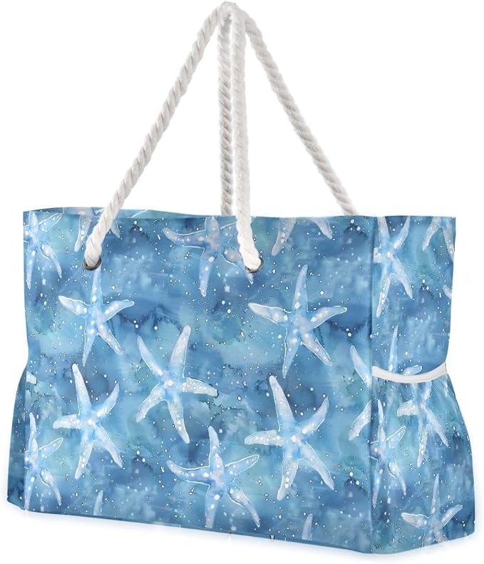 senya Large Beach Bags Totes Swim Canvas Tote Shoulder Bag Water Resistant Bags for Gym Travel Daily by senya