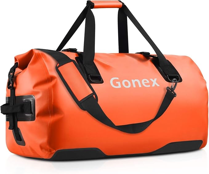 Gonex Extra Large Waterproof Dry Duffel Bag, Roll-Top PVC Gear Bag | Waterproof PVC, Roll-Top Closure, Wet Pocket, Shoulder & Hand Carry, Kayaking, Paddleboarding, Travel - Image 9