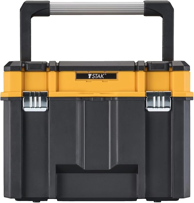 DEWALT TSTAK Tool Box, Deep, Long Handle, Extra Large Design, Fixed Divider for Tool Organization, Water and Debris Resistant (DWST17814) - Image 2