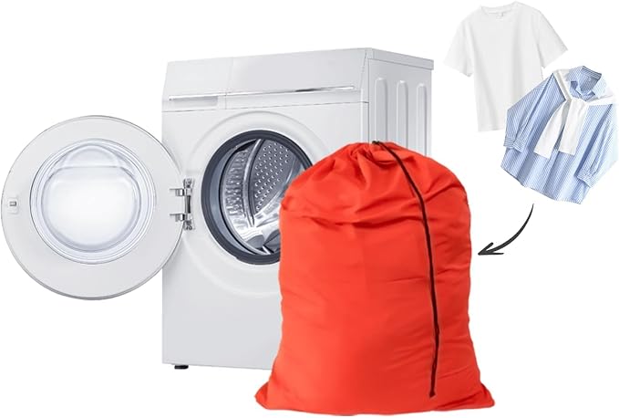Extra Large Laundry Bag 30"x40" – 12 Pack Mixed Color Drawstring Bags for College, Dorm, Family – Color-Coded Laundry Sorting Set, Machine Washable - Image 7