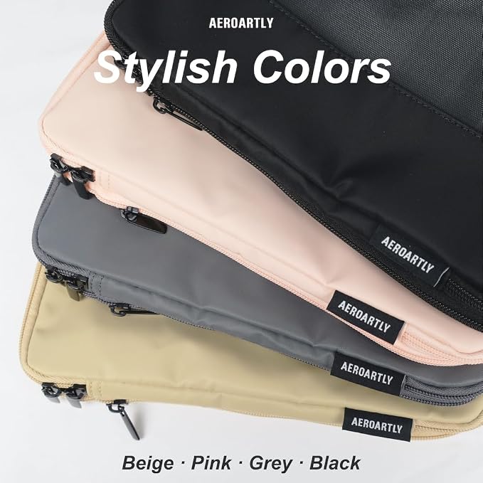Compression Packing Cubes for Travel, Carry On Suitcase Organizer, Travel Essentials for Women and Men, Travel Bags for AEROARTLY Luggage, Holiday & Birthday Gifts Bags (4pc Set, Pink) - Image 6