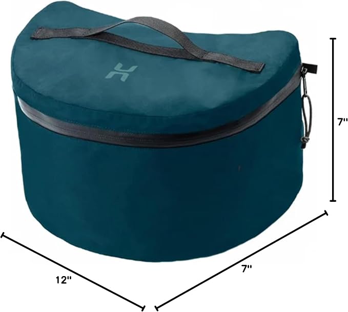 Hillsound PackStack Stuff Semi-Compression Storage Cubes, Waterproof Packing Cubes, Backpacking & Camping Space-Saving Modular Pack Organizers (Atlantic Blue, Fits 40L+ Backpack) - Image 6