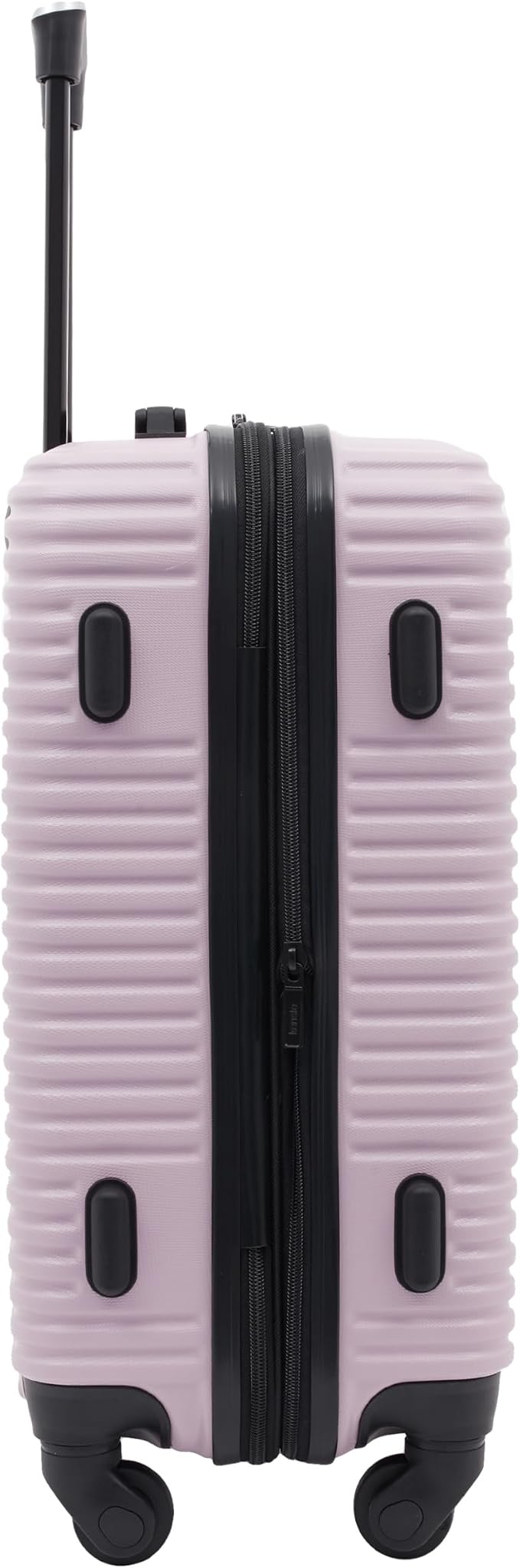 kensie Women's Hillsboro Luggage & Travel Bags Set, Burnished Lilac, 20" Carry-On - Image 3