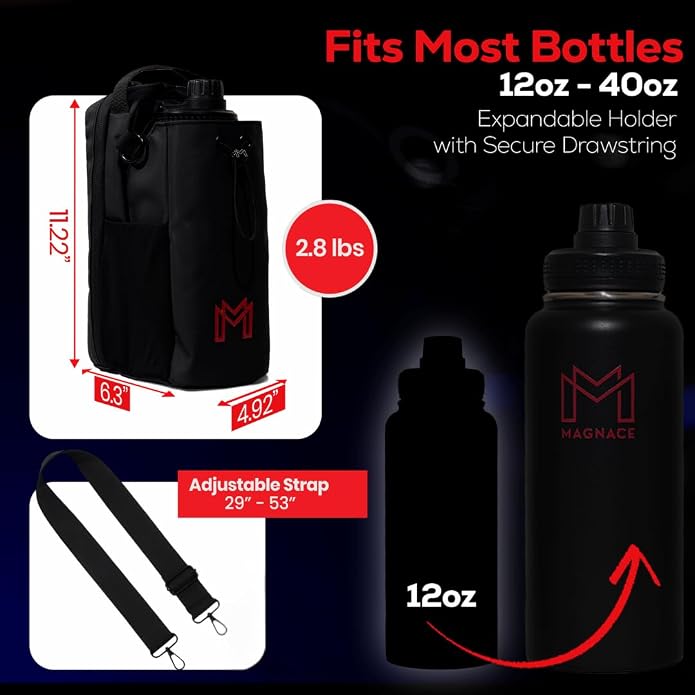 MAGNACE Magnetic Gym Bag Bundle, 3-in-1 Set with Water Bottle Holder, Magnetic Pouch, Towel & Sling Bag – For Men & Women - Image 6