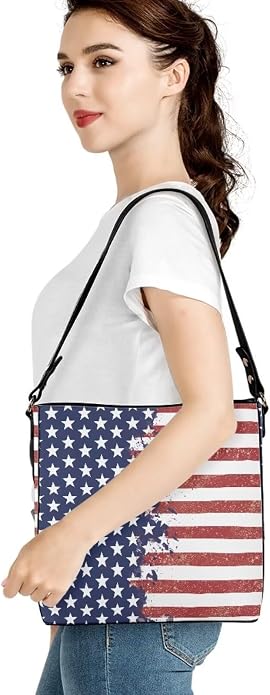 HUGS IDEA Boho Bags for Women Leather Handbag Shoulder Bucket Crossbody Purse - Image 6