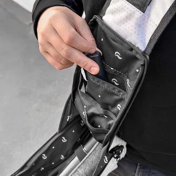 Skunk Eclipse Cross Body Backpack (Atomic White Digital Camo) - Image 7