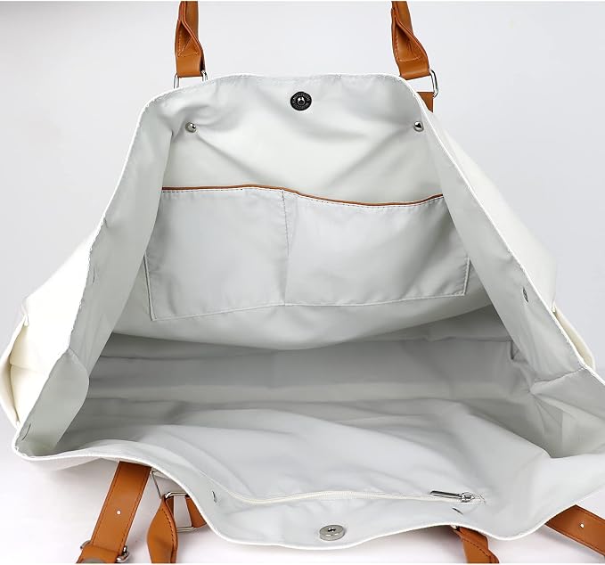 Lamyba Beach Tote Bag for Women Waterproof Sandproof - Image 2