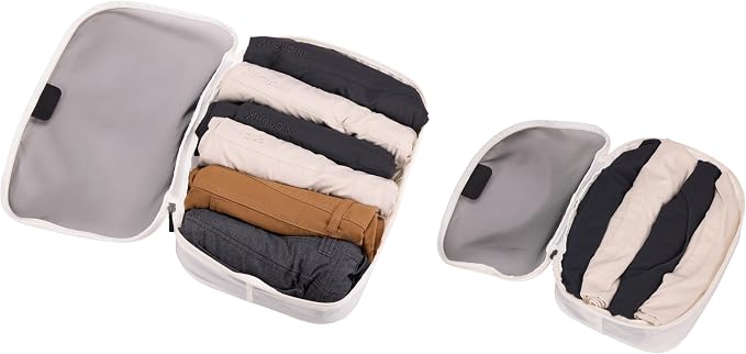 Thule Packing Cube Set, Includes Medium & Small Cubes, Transparent Fabric, Organize Clothing, Easy to Pack - Image 5