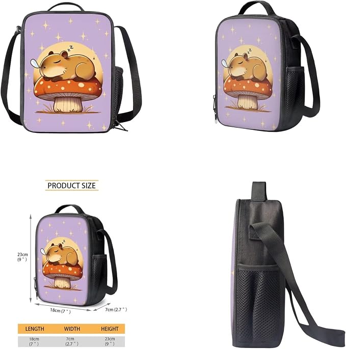 Brown Capybara 4Th Grade Backpack for Girls Large Capacity Elementary Schoolbag Primary Middle School Bookbag Cute Back to School Gifts for Students - Image 4