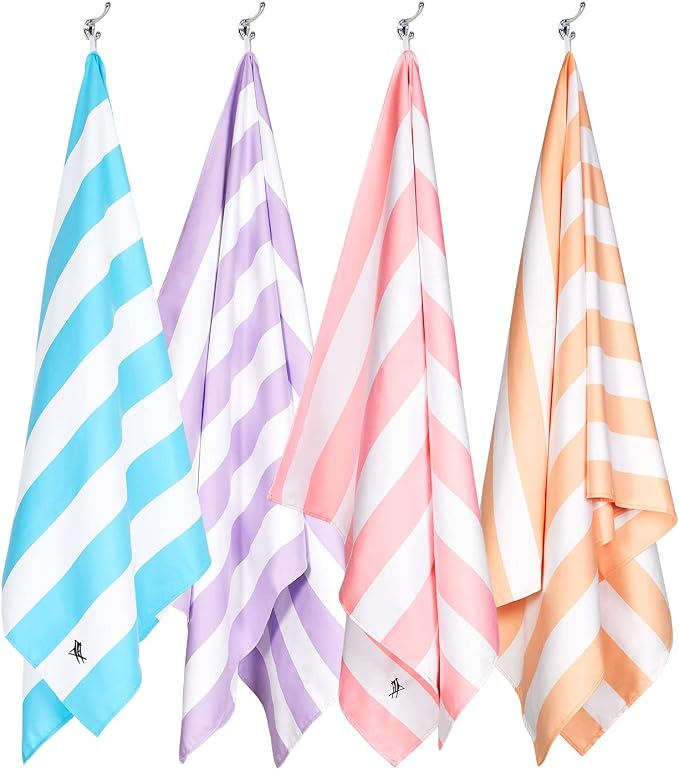 Dock & Bay Beach Towel - Quick Dry, Sand Free - Compact, Lightweight - 100% Recycled - Includes Bag - Cabana Light - Lombok Lilac - Large (160x90cm, 63x35) - Image 7