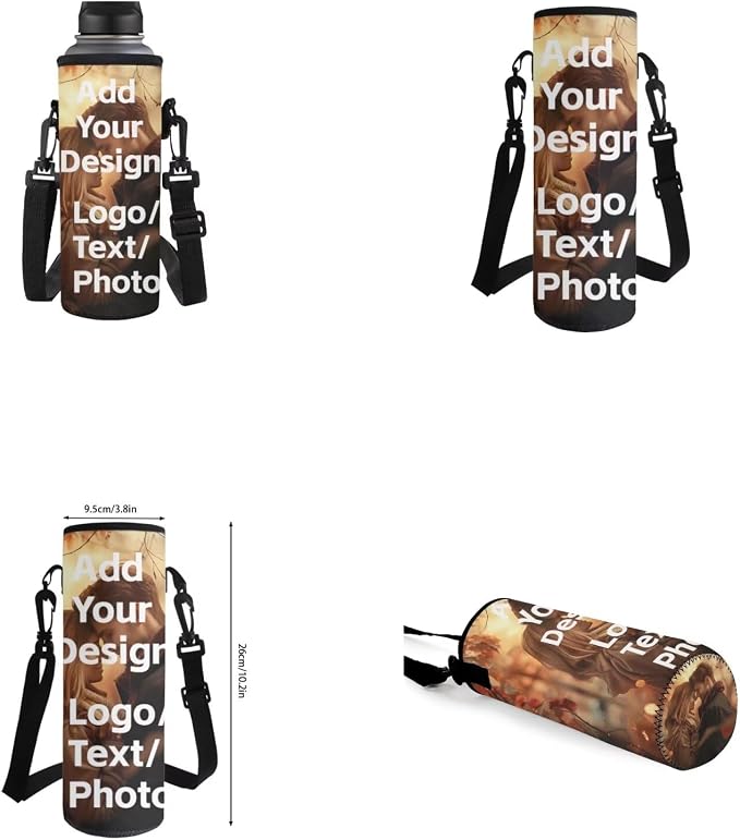 Customized Backpack for Girls Boys Backpack with Lunch Box Water Bottle Holder with Strap and Big Pencil Case 4PCS Set Bookbag with Front Pocket for School Teens 17" Sturdy School Bag - Image 6