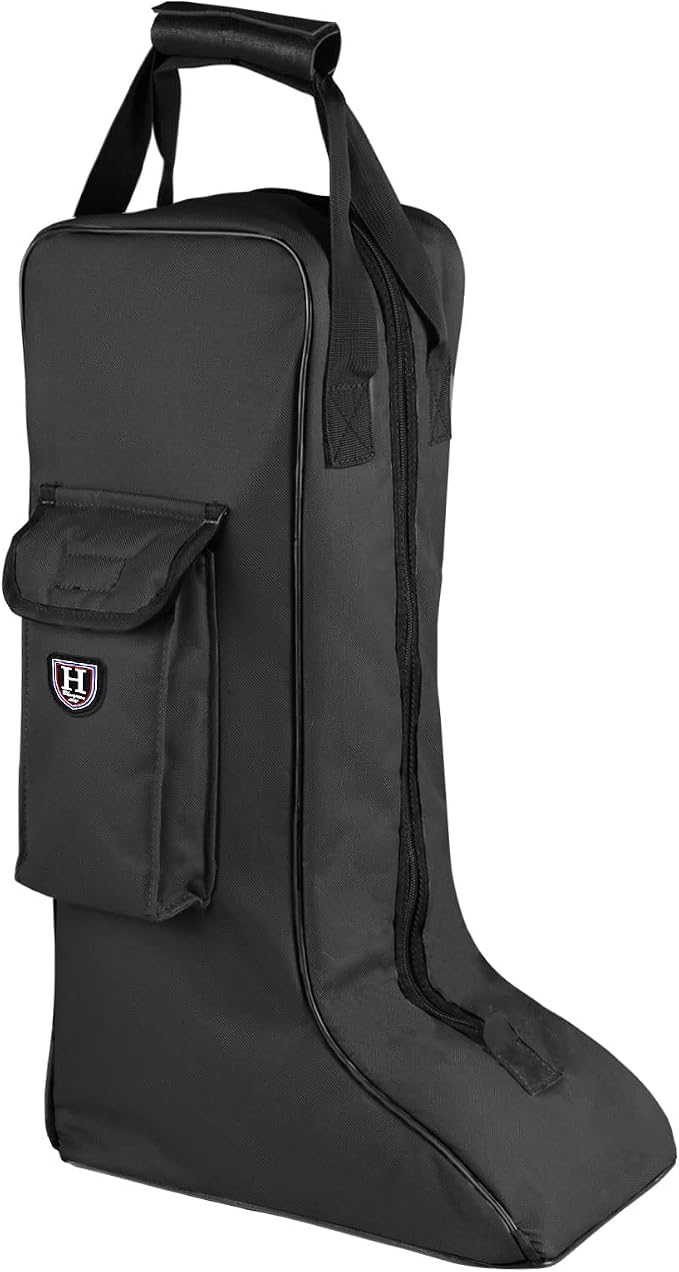 Harrison Howard Tall Boot Carry Bag Protect Rider Boots for Shows Competition Travel Long-lasting Boot Bag Black by HarrisonHoward