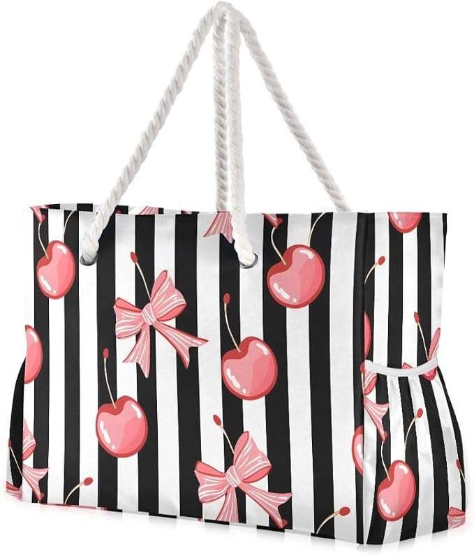 senya Large Beach Bags Totes Swim Canvas Tote Shoulder Bag Water Resistant Bags for Gym Travel Daily by senya