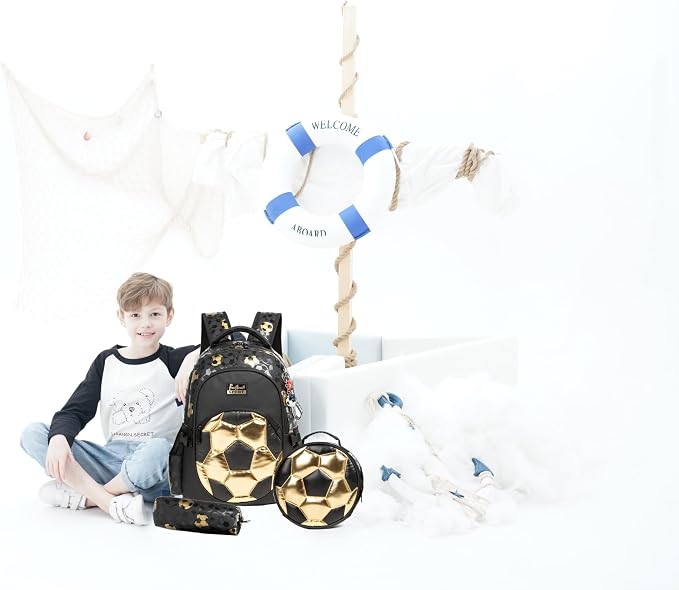 Boys' School Backpack with Lunch Box and Pencil Case - Ideal for Teens and Middle School Students - Image 6
