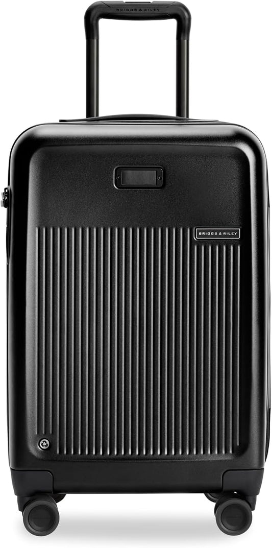 Briggs & Riley Essential 22 Inch Carry-On Expandable Spinner - Expandable Hardside Carry-On Luggage with CX Compression Technology - TSA Lock - Spinner Wheels - Sympatico Collection - Black by Unknown