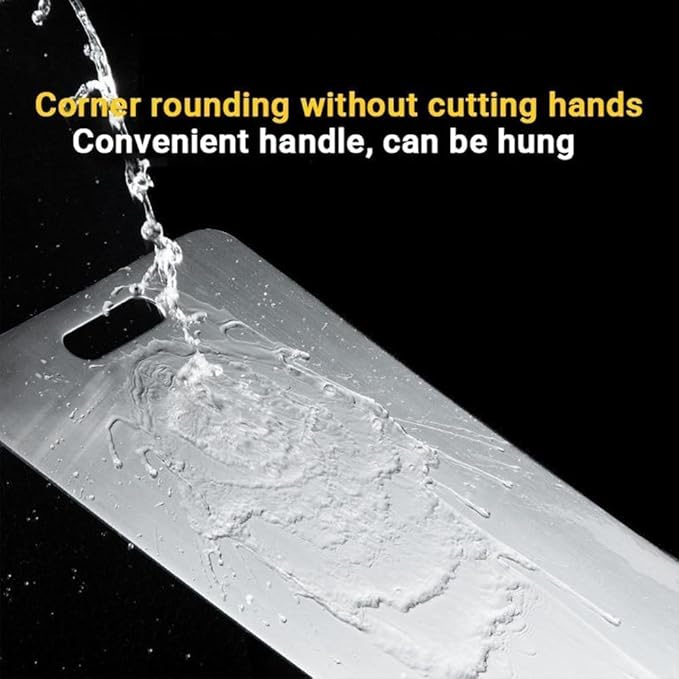 Titanium Cutting Board - 100% Pure Titanium Cutting Boards for Kitchen - Cutting Edge Hygiene & Durability, 1 Pack Double Sided Medical-grade Titanium Cutting Mat, Easy to Clean (14"L x 10"W)