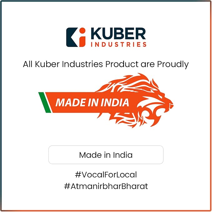 Kuber Industries Pack of 5 Cloth Storage Bag | Non-Woven Storage Organizer | Travel Cloth Carrying Bag | Garments Cover for Laundry | Storage Organizer for Clothing | Medium | Brown - Image 7