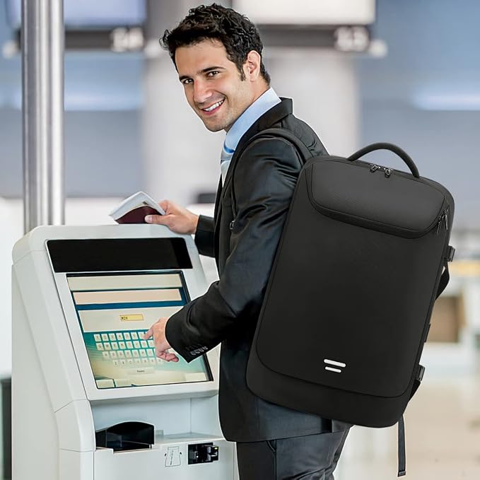 TANGCORLE Vacuum-Compressed Travel Backpack: Expandable, Airline-Approved Laptop Backpack—Unisex Business Backpack - Image 8