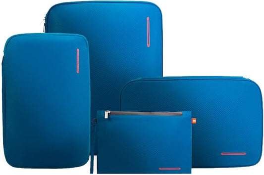 Bee Nesting BeeNesting Waterproof Compression Packing Cubes sets,Large Travel Packing organizers for Carry on Luggage,2 Sides Expandable Storage Bags by BeeNesting