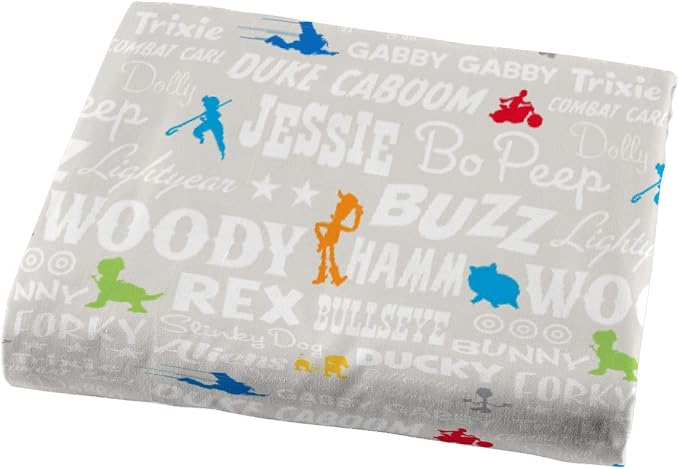 Disney Pixar Toy Story Twin Comforter Set 5 Piece Kids Bedding, Gray | Woody Buzz Jessie, Comforter Sheets Sham Pillowcase, Official Brand, Soft Microfiber, Machine Washable, Kids Gift - Image 10
