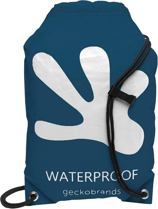 geckobrands Embark 10L Drawstring Backpack – Waterproof, Lightweight Dry Bag for Beach, Hiking, and Light Water Activities by geckobrands