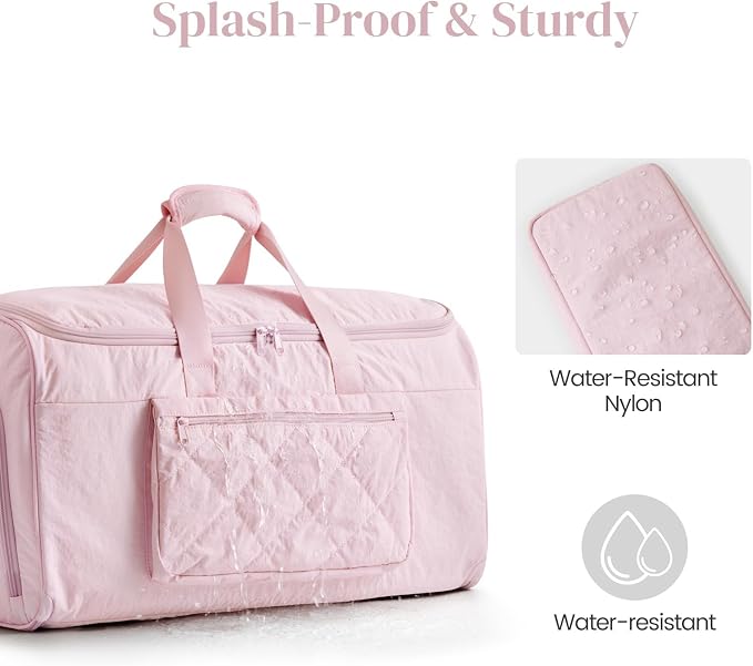 S-ZONE Garment Duffle Bags for Travel Carry on Convertible 2 in 1 Suit Bags Hanging Suitcase with Toiletry Bag 50L - Image 2