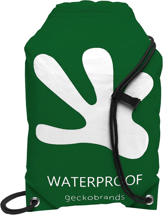 geckobrands Embark 10L Drawstring Backpack – Waterproof, Lightweight Dry Bag for Beach, Hiking, and Light Water Activities by geckobrands
