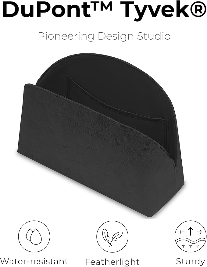 Tote Bag Organizer Insert for HERMES Bolide Mini Handbag,Custom Fit Inside Premium Matte Black Lightweight WaterResistant Purse Accessories - Image 4