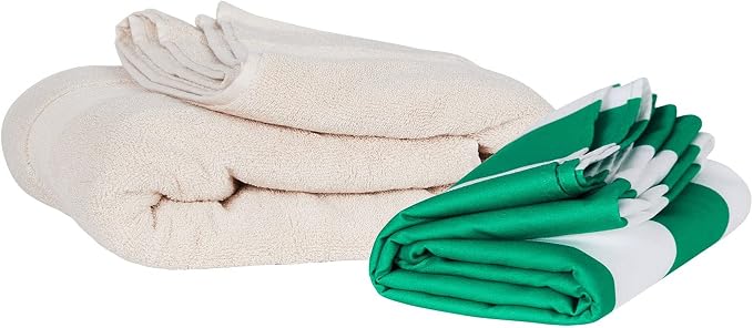 Dock & Bay Beach Towel - Quick Dry, Sand Free - Compact, Lightweight - 100% Recycled - Includes Bag - Cabana - Cancun Green - Extra Large (200x90cm, 78x35) - Image 9