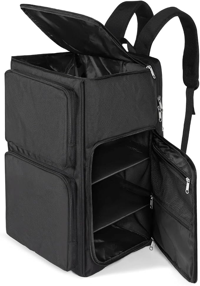 Gatycallaty Sneaker Bag Travel Shoes Duffel Bag Carry On Adjustable Compartment for Workout Travel Gym (Black) by Gatycallaty