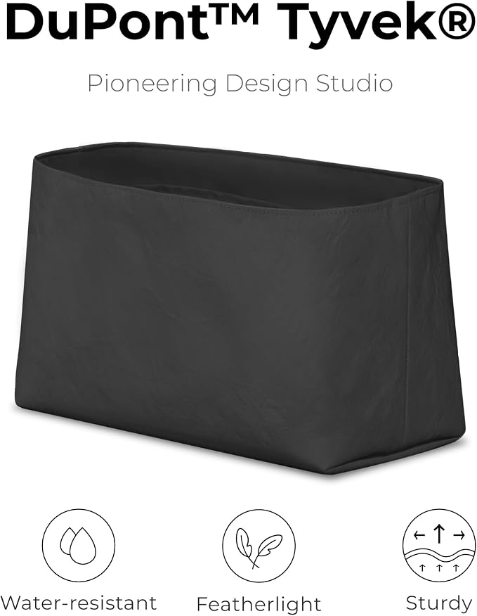 Purse Organizer Insert for LV Speedy 20 Handbag,Custom Fit Inside Premium Matte Black Lightweight WaterResistant Tote Bag Insert Accessories - Image 4