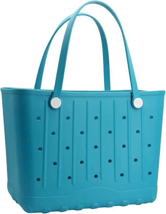 GBB Rubber Large Beach Tote Bag Portable Travel Bag Waterproof Travel Handbags for Beach all Purpose Storage Bags by GBB