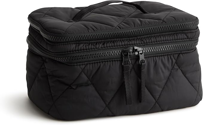 Vera Bradley Women's Featherweight Brush Up Cosmetic Case, Moonless Night, One Size by VeraBradley