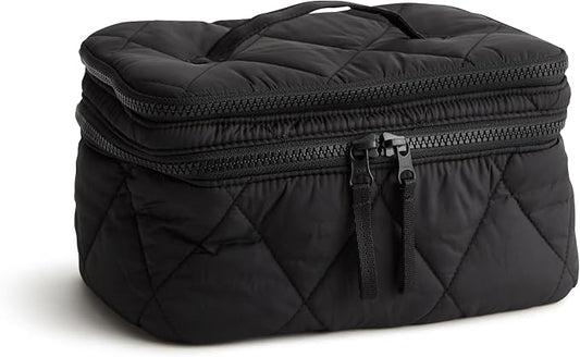 Vera Bradley Women's Featherweight Brush Up Cosmetic Case, Moonless Night, One Size by VeraBradley