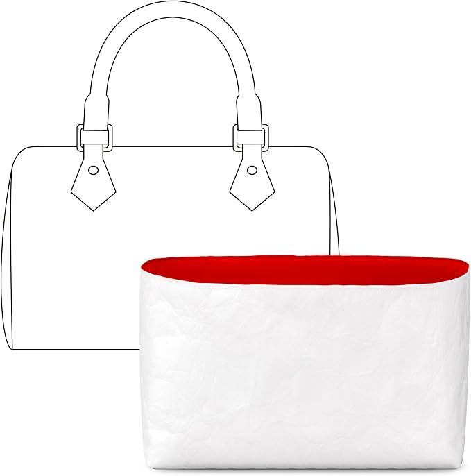 Tote Bag Organizer Insert for LV Speedy Nano Handbag,Custom Fit Inside Premium Rogue Coeur Lightweight WaterResistant Purse Insert by FANJIProject