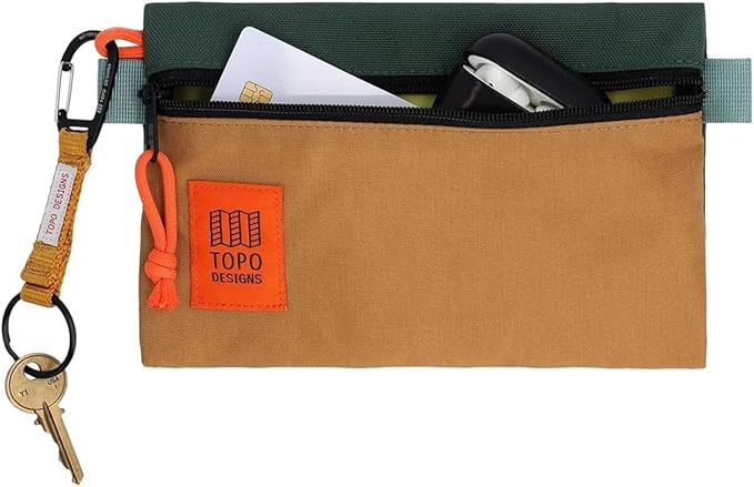 Topo Designs Accessory Bags, Travel Organizer Accessories for Smaller Items, Durable Storage Pouch, 3 Sizes, Fully Lined Pack Cloth (Small, Olive/Olive) - Image 14