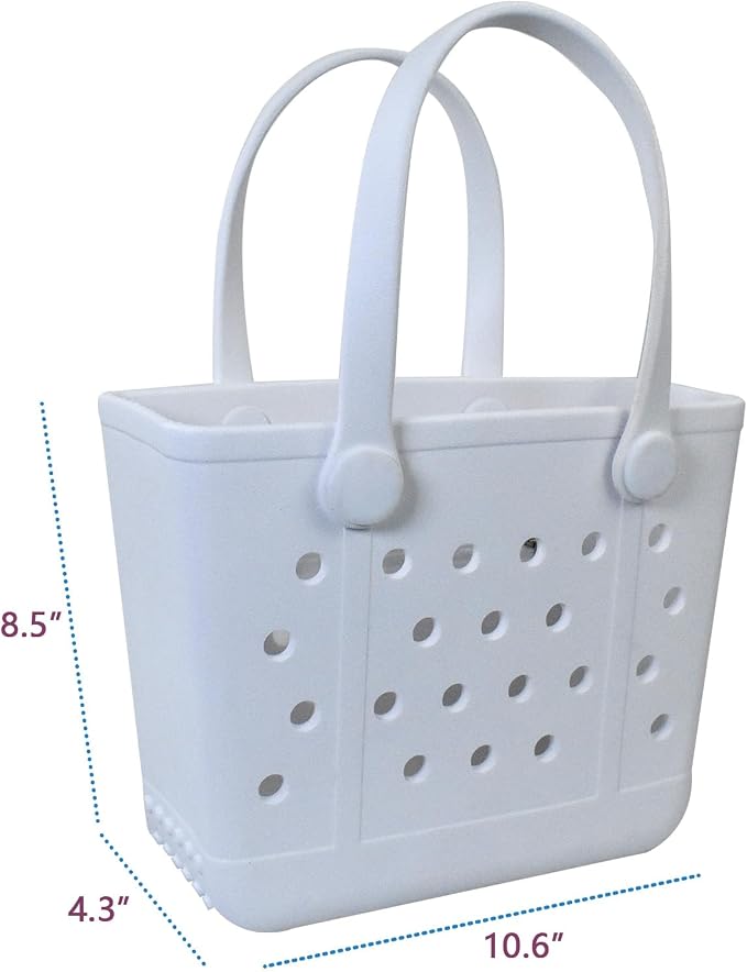 Lightweight Extra large Rubber Beach Bag Small mini Tote Bag for Gym Waterproof medium Open Handbag for Pool Sports - Image 3