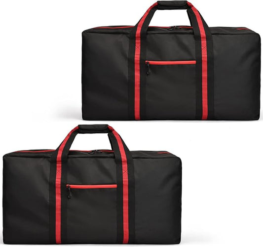 100L Large Duffle Bag for Travel 31.1” Diffle Bag - Overnight Weekender Camping, Storage for Men Women, 2 Pack by HOME