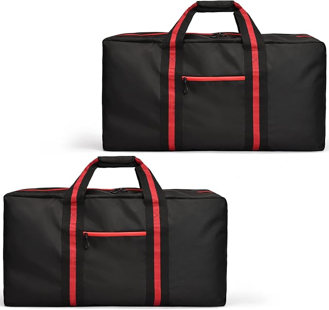 150L Large Duffle Bag for Travel 37” Diffle Bag for Overnight Weekender Camping, Storage for Men Women, 2 Pack by HOME